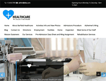 Tablet Screenshot of barfieldhealthcare.com